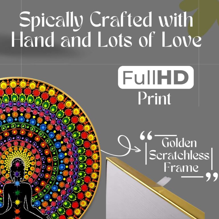 Wall Painting Round Design – Elegant Traditional & Contemporary Wall Art for Home Décor