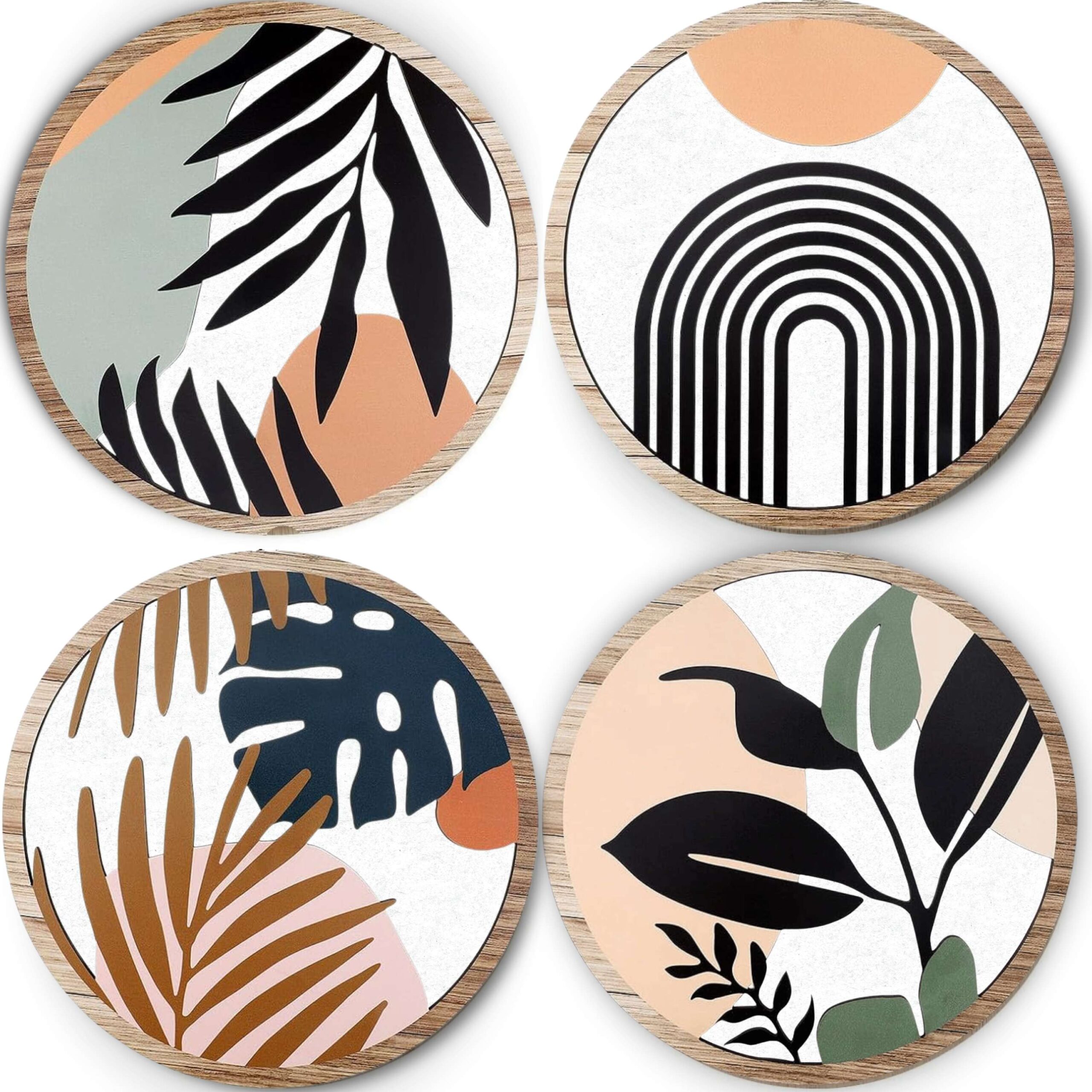 5 PCS Circle Wall Painting: Features, Uses and Gifting Ideas 1 Circle Wall Painting