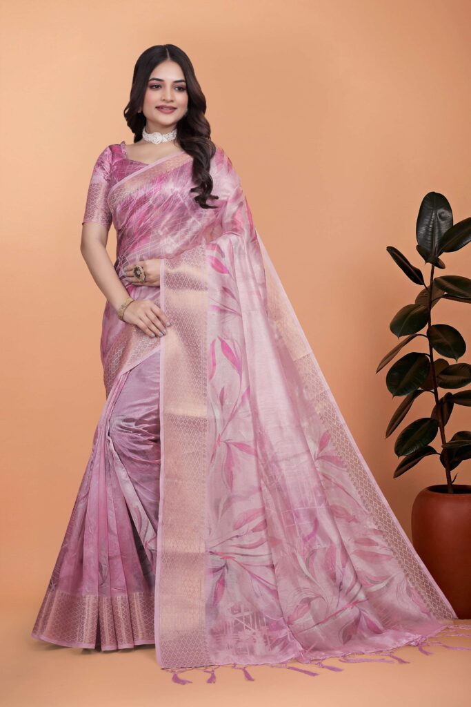 Pink Saree