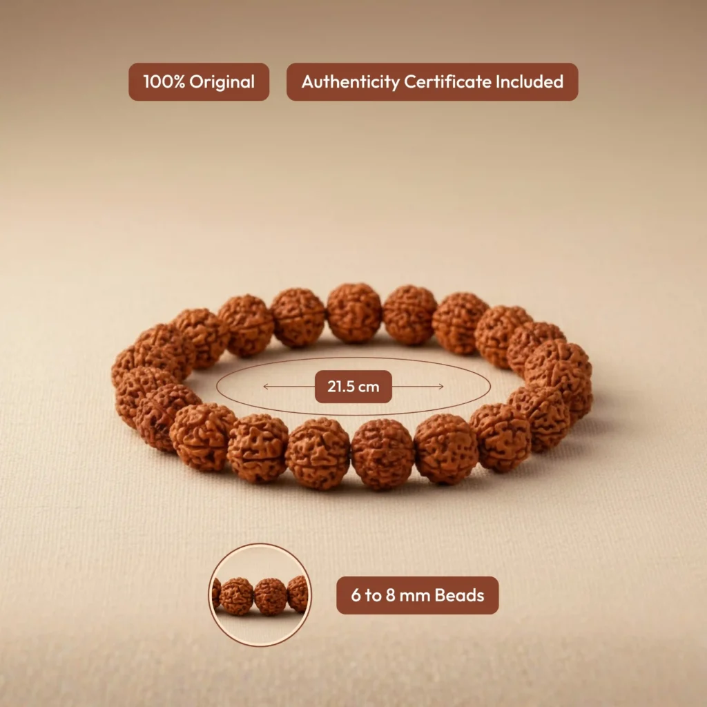 5 Mukhi Rudraksha Bracelet