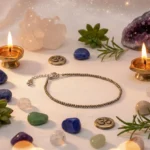 Raw Pyrite Anklet
